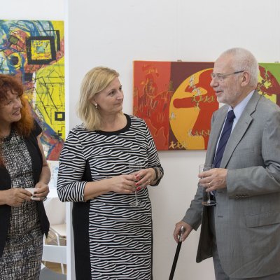 Renate Polzer, Sonja Dolzer, Dr. Erhard Busek