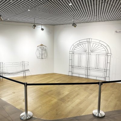 BURN-IN Ausstellungsimpression | Drahtkunst Markus Moser