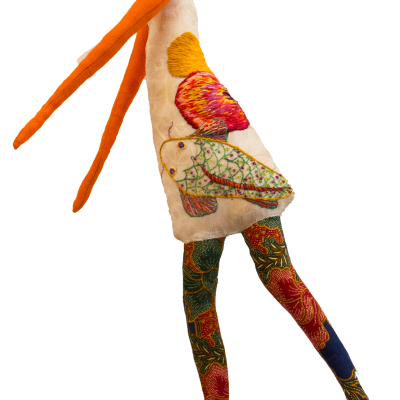 Muse mit Koi 1