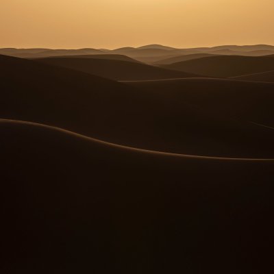 Abendliche Sahara #3708