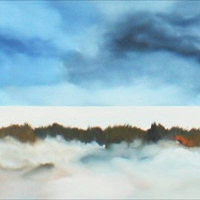 Wolken in der Lagune