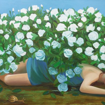 Under roses