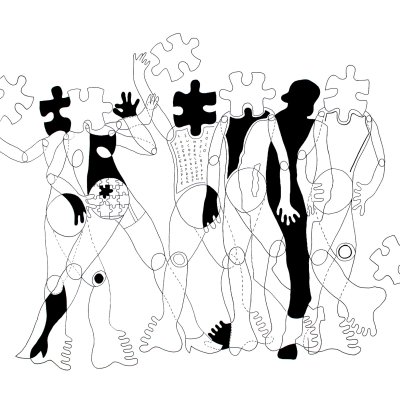Puzzlespiel oder auf der Suche nach dem fehlenden Teil