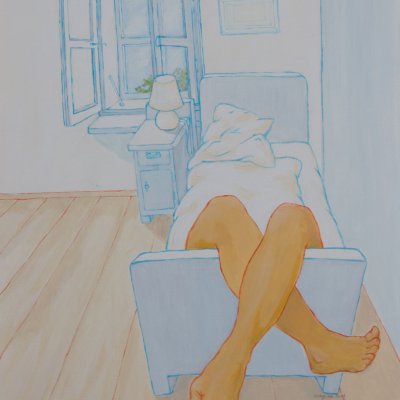 ländliches Schlafzimmer