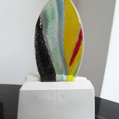 Flamme  Fusing- Glas Marmor