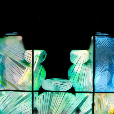 Small Glass People - Blue