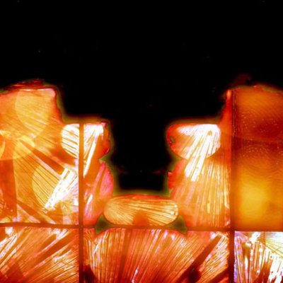 Small Glass People - Red