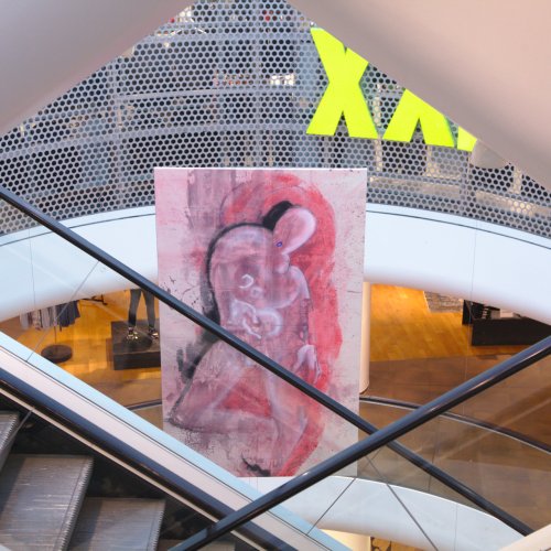 BURN-IN | Bespielung des Gerngross Atriums mit Originalkunst