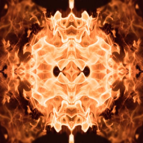 Feuerkaleidoskop III von III