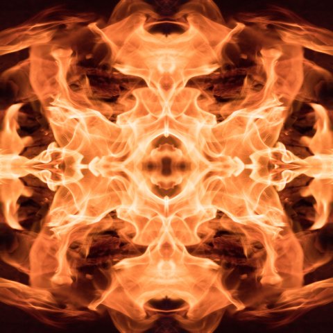 Feuerkaleidoskop II von III