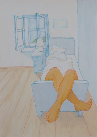 ländliches Schlafzimmer