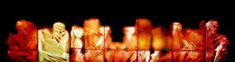 Small Glass People - Red