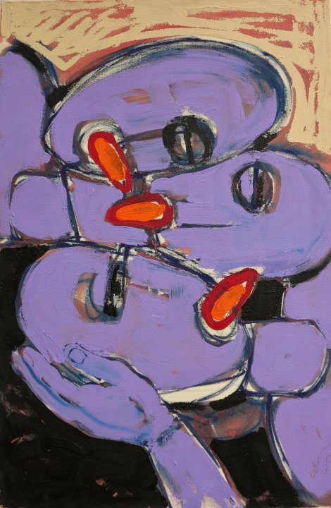 Dialog in Violett