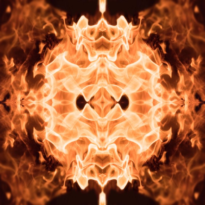 Feuerkaleidoskop III von III