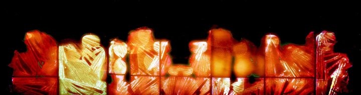 Small Glass People - Red